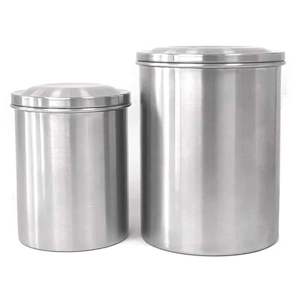 Inox Container Kitchen Cook-Shop Inox Storage Containers (Set of 2 Pieces) 800/1800ml