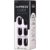 Product Kiss imPRESS Color Press-on Manicure - All Black thumbnail image