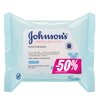 Product Johnson's Υγρά Μαντηλάκια Καθαρισμού Προσώπου 25τμχ thumbnail image