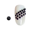 Product Peggy Sage 100 Rhinestones for Nails Noir Ss3 thumbnail image