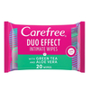 Product Carefree Duo Effect Μαντηλάκια για Ευαίσθητη Περιοχή Aloe 20τμχ thumbnail image
