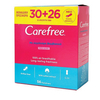 Product Carefree Σερβιετάκια Fresh Scent Με Εκχύλισμα Βαμβακιού S/M 30+26τμχ thumbnail image