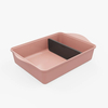 Product Cookut Σκεύος Φούρνου Βαθύ Ροζ Marshmallow 40x27x9.5cm με Αποσπώμενο Χώρισμα Incredible Αντικολλητικό thumbnail image
