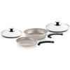 Product Fissler Τηγάνια Ceratal® Comfort 28cm & Classic 24cm Αντικολλητικά με Γυάλινα Καπάκια Σετ 4τμχ thumbnail image