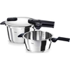 Product Fissler Σετ Χύτρας Ταχύτητας & Τηγανιού Ανοξείδωτο Vitaquick Elemental 4.5L & 2.5L Sage Green thumbnail image