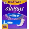 Product Always Σερβιετάκια Dailies Extra Protect Long Odour Lock Large - 68τμχ thumbnail image