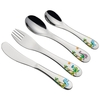 Product Cilio Children's Cutlery 4 Pieces Stainless Steel Cutlery with Colorful Printed Dino Pattern - Dinosaurs thumbnail image