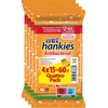 Product Wet Hankies Quattro Pack Antibacterial Hand Wipes, 60-pack thumbnail image