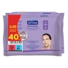 Product Septona Cosmetic Wipes with Hyaluronic Acid Μαντηλάκια Ντεμακιγιάζ με Υαλουρονικό Οξύ για Ενυδάτωση & Καθαρισμό 2x20τεμ. thumbnail image