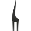 Product ASSIM Hair Comb for Untangling Black No 1242 thumbnail image