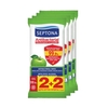 Product Septona Antibacterial Wipes Green Apple 15τεμ. (2+2 Δώρο) thumbnail image