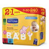 Product Septona Calm N' Care Baby Wipes Chamomile Απαλά Μωρομάντηλα Με Χαμομήλι 3x80τμχ thumbnail image