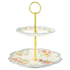 Product Easy Life 2-Tier Porcelain Dessert Stand Très Jolie 16/21cm White-Pastel thumbnail image