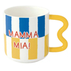 Product Easy Life Energy Mamma Mia Porcelain Mug 8.5x10cm 350ml Yellow thumbnail image