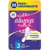 Product Always Σερβιέτες Platinum Super Extra Size 3 - 22τμχ thumbnail image