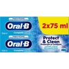 Product Oral-B Complete Protect & Clean Οδοντόκρεμα 2x75ml thumbnail image