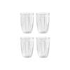 Product Guzzini Dolcevita Tube Glass 470ml - Set of 4 Pearlescent White thumbnail image