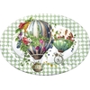Product Brandani Melamine Serving Tray Wonderland 50 x 35.5 cm Green thumbnail image