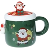 Product Santa Porcelain Mug With Silicone Lid Κούπα Πορσελάνη Με Καπάκι Σιλικόνης Μαγνητάκι thumbnail image