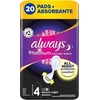 Product Always Platinum Secure Night Sanitary Napkins Size 4 20pcs thumbnail image