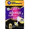 Product Always Platinum Secure Night Extra Sanitary Napkins Size 5 16pcs thumbnail image
