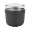 Product Brabantia Make & Take Στρογγυλό Δοχείο Φαγητού Με Χώρισμα 500ml Dark Grey thumbnail image