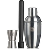 Product Vacu Vin Stainless Steel Cocktail Tool Set Bar in a Box 350ml Inox Black thumbnail image