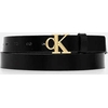 Product Calvin Klein Γυναικεία Μικρή Δερμάτινη Ζώνη με CK Αγκράφα Μαύρη 90cm thumbnail image