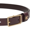 Product Calvin Klein Women's Small Belt Square Buckle CK Loop 25Mm Burgundy thumbnail image