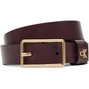 Product Calvin Klein Women's Small Belt Square Buckle CK Loop 25Mm Burgundy thumbnail image