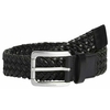 Product Calvin Klein Ανδρική Μεσαίου Φάρδους Δερμάτινη Ζώνη Πλεκτή CK Bold 35mm Μαύρη 105cm thumbnail image