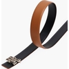 Product Tommy Hilfiger Γυναικεία Μικρή Δερμάτινη Ζώνη Διπλής Όψεως TH Rev Monogram 3.0 Ταμπά/Μαύρη 85cm thumbnail image
