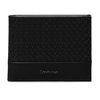 Product Calvin Klein Men's Wallet Logo Leather RFID Billfold Wallet Vertical Lines Messenger S Black thumbnail image