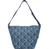 Product Calvin Klein Women's Large Emblem All Over Print Denim Bucket Bag Blue thumbnail image