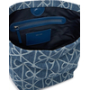 Product Calvin Klein Women's Large Emblem All Over Print Denim Bucket Bag Blue thumbnail image