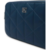 Product Calvin Klein Women's Small Bag Quilted Double Zip Camera Bag Blue thumbnail image