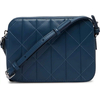 Product Calvin Klein Women's Small Bag Quilted Double Zip Camera Bag Blue thumbnail image