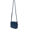 Product Calvin Klein Women's Small Bag Quilted Double Zip Camera Bag Blue thumbnail image