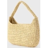 Product Calvin Klein Women's Small Shoulder Bag Bold CK Raffia SM Shoulder Bag Beige thumbnail image