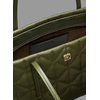 Product Calvin Klein Women's Small Emblem Quilted Tote Bag Green thumbnail image