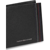 Product Tommy Hilfiger Men's Small Leather Wallet TH Central CC Flap and Coin Flap Bilfold Black thumbnail image