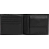 Product Tommy Hilfiger Men's Small Leather Wallet TH Central CC Flap and Coin Flap Bilfold Black thumbnail image