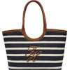 Product Tommy Hilfiger Γυναικεία Μεσαία Τσάντα Elevated Summer Tote Stripe Σκούρο Μπλε thumbnail image