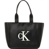 Product Calvin Klein Women's Medium Tote Bag Bold CK Medium Tote Black thumbnail image