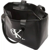 Product Calvin Klein Women's Medium Tote Bag Bold CK Medium Tote Black thumbnail image