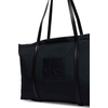 Product Calvin Klein Women's Medium Nylon Tote, Black thumbnail image