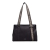 Product Calvin Klein Γυναικεία Μεγάλη Τσάντα Tote Webbing Strap Logo Adjustable Μαύρη Μπεζ thumbnail image
