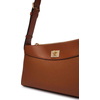 Product Calvin Klein Women's Small Mix Media Shoulder Bag, Brown thumbnail image