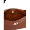 Product Calvin Klein Women's Small Mix Media Shoulder Bag, Brown thumbnail image