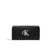 Product Calvin Klein Women's Large Wallet, Bold CK Long Zip-Around, Black thumbnail image